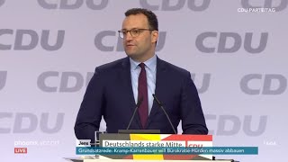 Rede von Jens Spahn zum Bericht der CDU-Parteivorsitzenden am 22.11.19