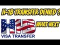 H-1B Transfer while in US