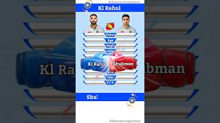 Kl Rahul vs Shubman Gill Batting Comparison 146 #shorts #cricket #cricketlover