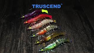 TRUSCEND Pre-Rigged Fishing Jigs 150Super Durable TPE Bass Fishing Lures Well Made