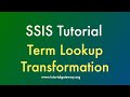 SSIS Tutorial | Term Lookup Transformation