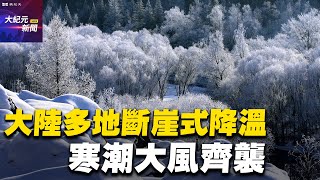 【#聽紀元】大陸多地「斷崖式」降溫 寒潮大風齊襲| #大紀元新聞網