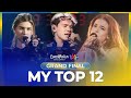 🇸🇪 Melodifestivalen 2024: GRAND FINAL | My Top 12 (Sweden Eurovision 2024)