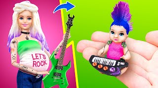 12 DIY Baby Doll Hacks and Crafts / Miniature Rock Baby, Cradle, Diapers and More!