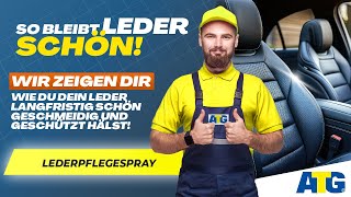 ATG® Lederpflege -  Cockpitpflege Spray mit Lemonflavour - Innenraumreiniger - ATG163