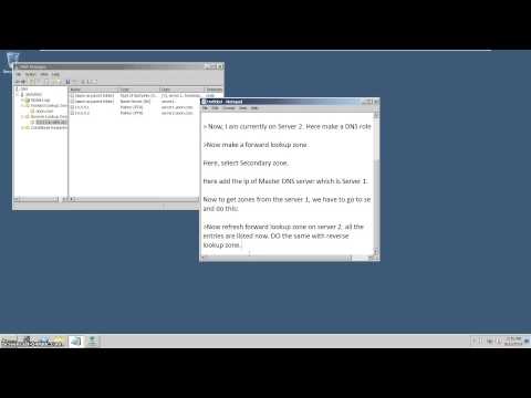 Secondary DNS server on Windows Server 2008 Secondary DNS server on Windows Server 2008