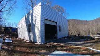 My budget built 25x40 garage walk through