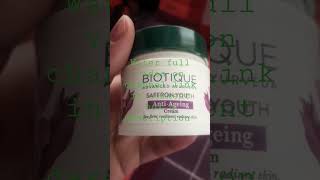 biotique saffron youth anti ageing cream honest review 😍😍😍😍