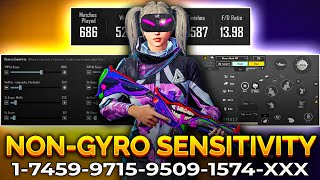 Best NON-GYRO Sensitivity for BGMI 🔥 | No Recoil Settings for Thumb Players ✅ (Copy \u0026 Use!)