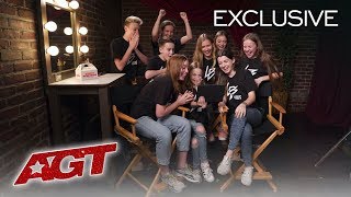 Dunkin’ Presents AGT Golden Buzzer Reactions: Light Balance Kids - America's Got Talent 2019