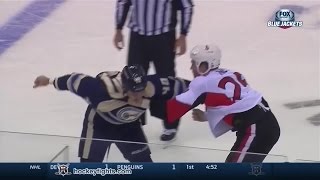 Chris Neil vs Jared Boll Oct 28, 2014