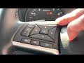 Nissan X Trail Handover - Steering Wheel Controls Guide