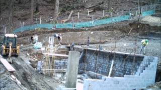 amffitheatr newydd - new amphitheatre build