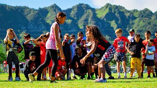 11 YEAR OLD GIRL EMBARRASES FOOTBALL PLAYERS! (Hawaii 1on1’s)