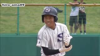 大可尭明選手（広島新庄）　【逆転２点タイムリー３ＢＨ】