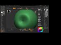 zbrush 投げ縄で指定範囲を切り取る