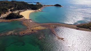 ドローン空撮【4K】　　樋合海水浴場（パールサンビーチ）付近　熊本県上天草市