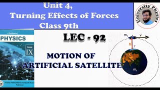 Motion of artificial satellites | artificial and natural satellites