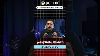 👉 Python Tutorial for Beginners | Print Your First Program in 1 Minute #shorts #python