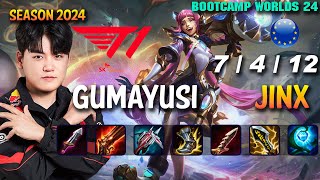 T1 Gumayusi JINX vs ASHE ADC - Patch 14.21 EUW Ranked WORLDS 2024 Bootcamp | lolrec