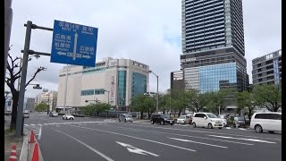 猿猴橋南詰交差点　（広島市南区　2021.4.17,3.29）