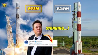 Elon Musk - SpaceX & the whole Rocket industry were HUMILIATED by the Indian space program...