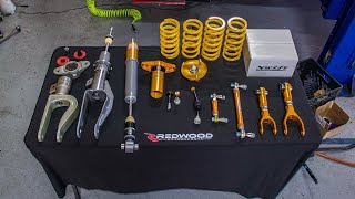 Redwood Motorsports Overview of Ohlins Standard Road \u0026 Track Coilover Kit - Tesla Model 3 \u0026 Y