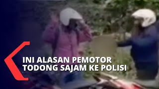 Mengaku Khilaf, Pemotor Ancam Polisi dengan Pisau di Cakung Akhirnya Minta Maaf!