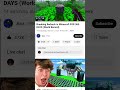 this guy is trying to break bedrock in Minecraft live