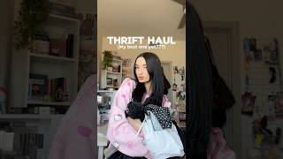 Best thrift haul yet??? You tell me 👀 New video is up on my channel now!! #thrifthaul #thrift #y2k