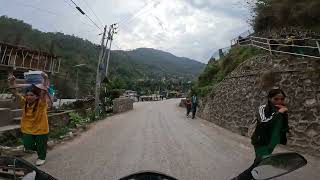 Burtibang Bazar बुर्तिबाङ Baglung | Mid-Hill Highway| Nepal Solo Trip | Moto Vlog | June 06 GOPRO550