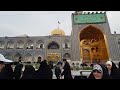 the celebration of eid al mab ath the ritual of sweeping at the shrine of imam reza iran mashhad