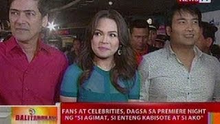 BT: Fans at celebrities, dagsa sa premiere night ng 'Si Agimat, Si Enteng Kabisote at Si Ako'