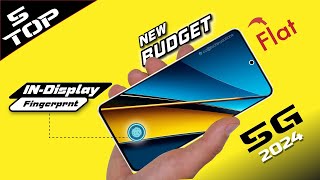 New Budget in-Display Fingerpint 5G Phones Flat Design 2024 | #indisplayfingerprint #budget5gphones