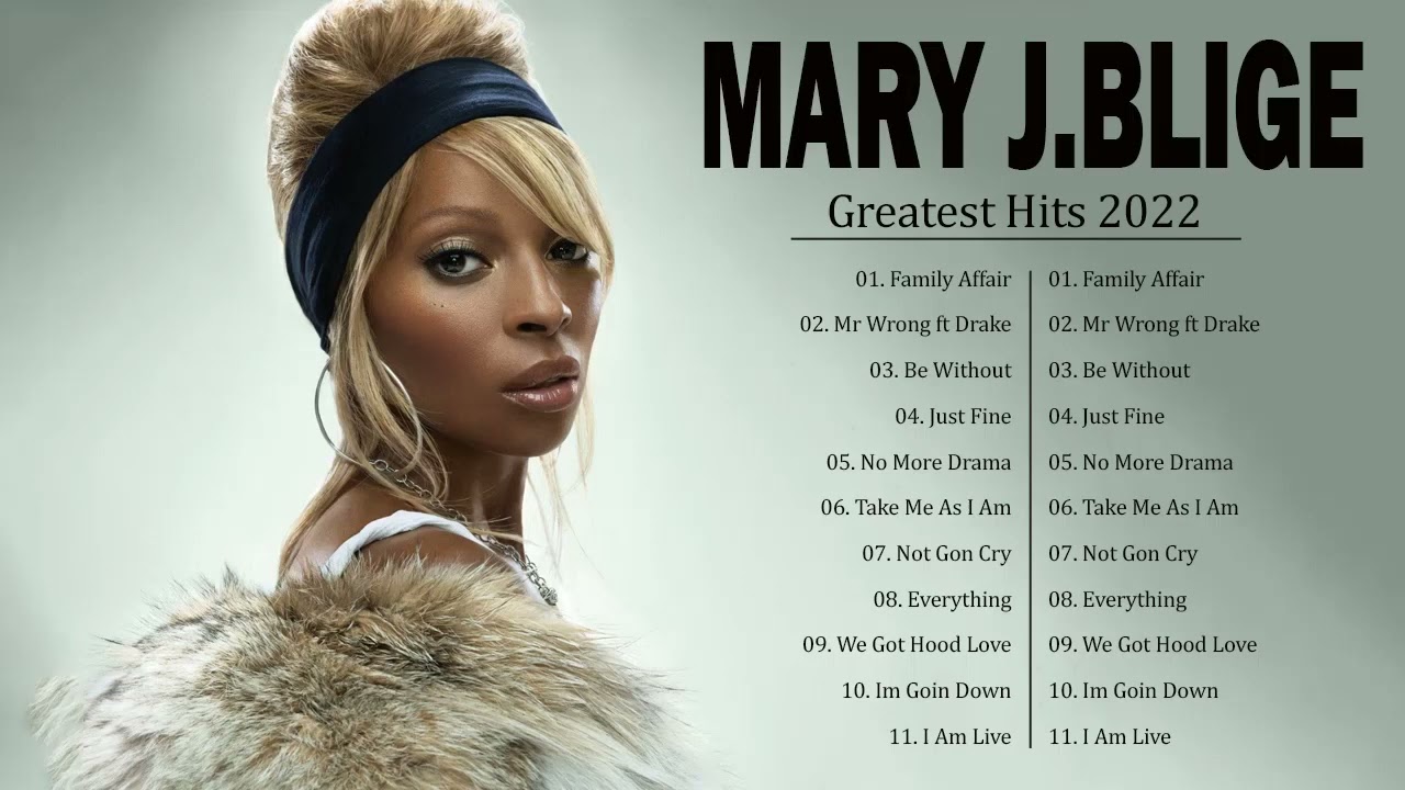 Mary J Blige Greatest Hits Full Album - Top Hits 2022 Mary J Blige ...