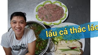 Lẩu Cá Thác Lác Khổ Qua - Bí quyết làm nước lẩu đậm đà khi thiếu nước hầm xương | Anh Lee BTR