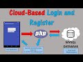 Android Login and Register using MYSQL database in the cloud (part 4)