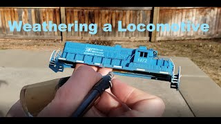 Stockyard Industrial Lead: Weathering an HO Scale Locomotive Shell