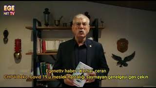 CHP’li Beko, Covid 19’u meslek hastalığı saymayan genelgeyi geri çekin