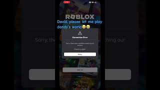 Why🙏🙏 #dandysworld #roblox #vro