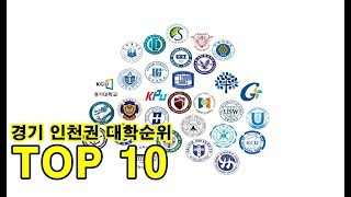 경기 인천권 4년제 종합대학순위 최신판 TOP10