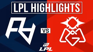 RA vs OMG Highlights ALL GAMES | LPL 2024 Summer | Rare Atom vs Oh My God