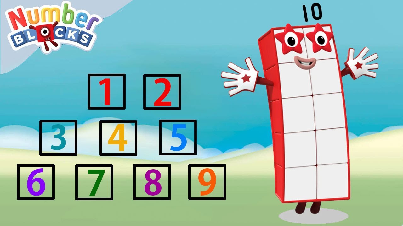 How To Draw Numberblock Ten - Learn To Count 1 To 10 | Drawing Tutorial ...