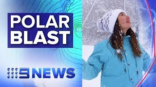 Weather warnings as polar blast hits Australia’s east coast | Nine News Australia
