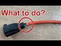 Fix Damaged Extension Cord Plugs; Save $$$ by Repairing it Yourself