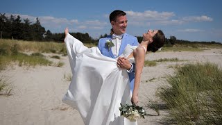 Emotionales Hochzeitsvideo von Lena \u0026 David | Strandhochzeit | Insel Föhr