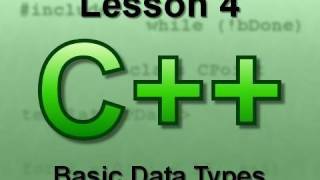 C++ Console Lesson 4: Basic Data Types