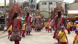 2015乙未年【新營玉音壇慈音寺】入火安座三週年賜福遶境~先鋒中壇元帥轎番全陣