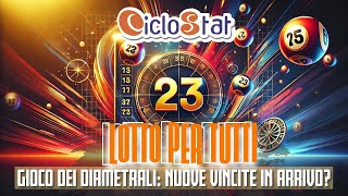 GIOCO DEI DIAMETRALI: NUOVE VINCITE IN ARRIVO?