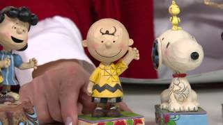 Jim Shore Peanuts Charlie Brown, Snoopy or Lucy Figurine on QVC